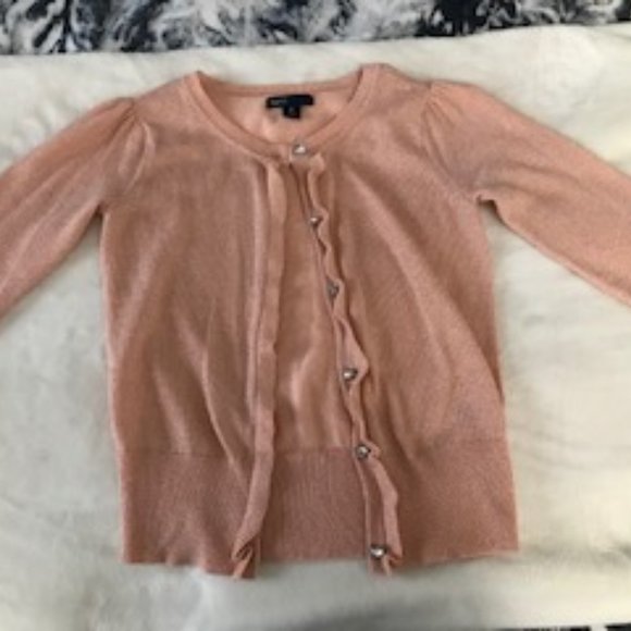 Girls Pink Cardigan - Picture 2 of 3